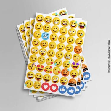 Imagem de Cartela de Adesivos Emojis - PRESENTE-BRINDE