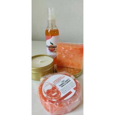 Imagem de Kit perfumado de Bergamota - Flor e Aroma Saboaria 