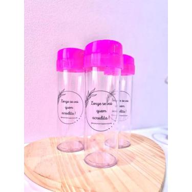 Imagem de 50 Garrafas personalizada ACQUA bio - 430 ml, Rosa bebê
