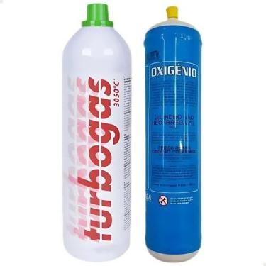 Imagem de Kit Refil Acetilenooxigênio Turbo Set Maçarico Portátil - TURBO SET 90