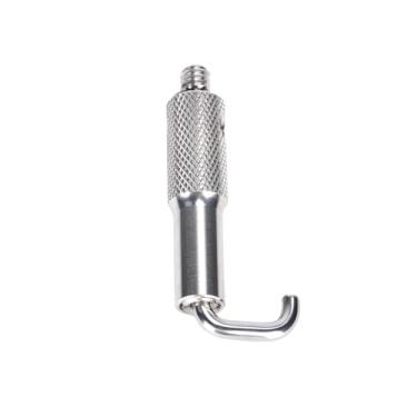 Imagem de Sunwayfoto Gancho universal para tripé de aço inoxidável TC-02 com mola de rosca 1/4-20