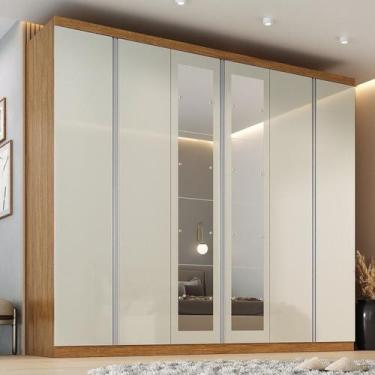 Imagem de Guarda-roupa Casal com Espelho Monte Carlo - Maxel