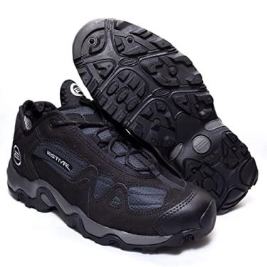 Imagem de Tênis Couro Estival EstGorge Masculino - Preto - 42