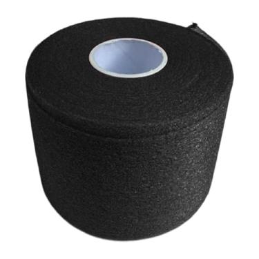 Imagem de Tachiuwa Filme de almofada para aderência de badminton, 60mm * 20m, fita para aderência de raquete de tênis, filme de apoio para cabo de raquete, PRETO