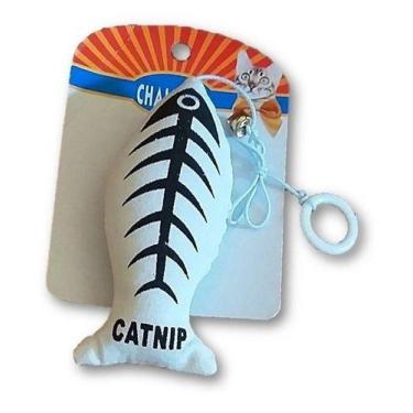 Imagem de Brinquedo P/ Gato  Peixinho C/ Cordão E Catnip - Chalesco