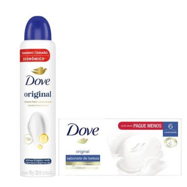 Imagem de Kit Dove Original Sabonete E Desodorante
