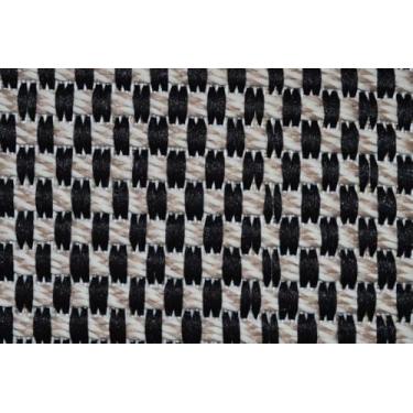 Imagem de Mega Tapete para sala Quadrado Artesanal Look Flor de Liz B 215x215 cm