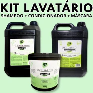 Imagem de Kit Lavatório Profissional B&g Shampoo Condicionador Máscara