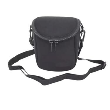 Imagem de FVDPWYE Estojo para câmera fotográfica, bolsa pequena, profissional, resistente à água, neoprene, compacto, estojo para câmera pequena, para presente, Preto