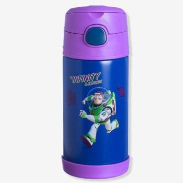 Imagem de Garrafa Infantil Canudo 400Ml Buzz Toy Story ZC 10072057 - Zona Criati