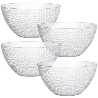Imagem de Taças de servir Suwimut, pacote com 4, plástico transparente, 4L para 