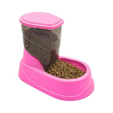 Imagem de Kit Comedouro e Bebedouro Automático para Cachorro Cães e Gatos(SÓ COMEDOURO FOUR - ROSA)