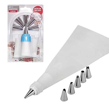 Imagem de KIT BICO DE METAL C/SACO P/CONFEITAR C/6BICOS