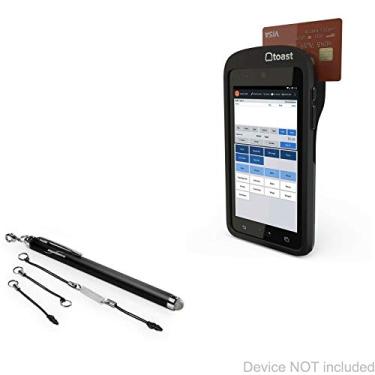 Imagem de Caneta Stylus Toast Go BoxWave [Caneta capacitiva EverTouch] ponta de fibra capacitiva para Toast Go – Preto Jet