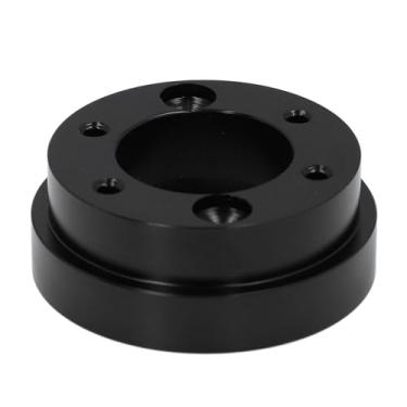 Imagem de Kodrily Kit de placa adaptadora de volante G920, espaçador de conversão de adaptador de cubo de volante de 70 mm, substituição universal de alumínio com 6 furos para Logitech G29 G923 (preto)
