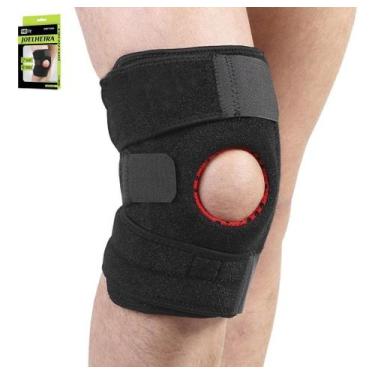 Imagem de Joelheira Reforçada De Compressão Ajustável Ortopédica - Mbfit