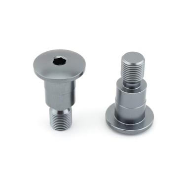 Imagem de FINMOKAL Tampas de extremidade de barra de titânio para guidão de motocicleta compatível com Yamaha FZ1 FAZER 06-15 FZS1000 FAZER MT-07 MT-09 MT-10