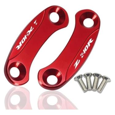 Imagem de BYYINGSUS Tampa do espelho traseiro do para-brisas da motocicleta compatível com ZX-6R 2019-2023 ZX-10R 2016-2023 (vermelho Zx-10r)