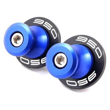 Imagem de Acessórios de motocicleta CNC bobinas deslizantes de braço oscilante tampa de parafusos compatíveis com GSX-S950 GSXS950 GSX-S GSXS 950 2021 2022 (azul)