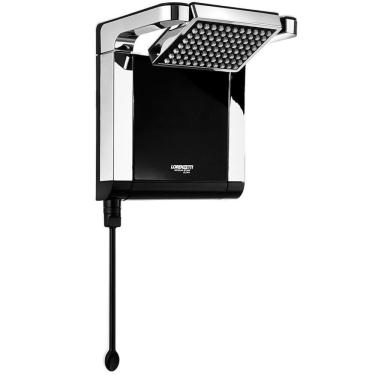 Imagem de Ducha Acqua Star Preta E Cromada 220v 7800w - 7540554 - Lorenzetti Ducha Acqua Star Pto-crom.220v-7800w Lor 7540554