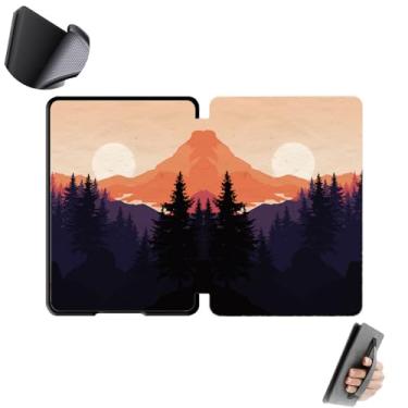 Imagem de GUKSRASO Capa para 7" Kindle Paperwhite 12ª Geração (2024)/Colorsoft Signature Edition - Painel Traseiro em TPU com Função de Suspensão/Ativação Automática, Alça de Mão