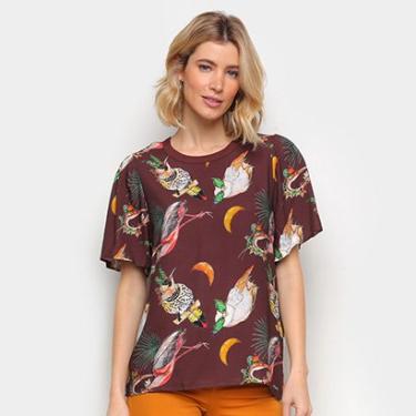 Imagem de Camiseta Colcci Estampada Feminina-Feminino