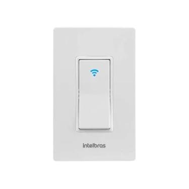 Imagem de Interruptor Inteligente Intelbras, Controle Via WI-FI, Branco - EWS 101 I