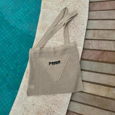 Imagem de Bolsa Crochê Feminina Tricot Saida de Praia Tendência Verão - GIP, Are