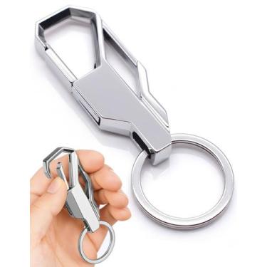 Imagem de Chaveiro Mosquetão De Metal Gancho Argola Carro Mochila Moto - hagende