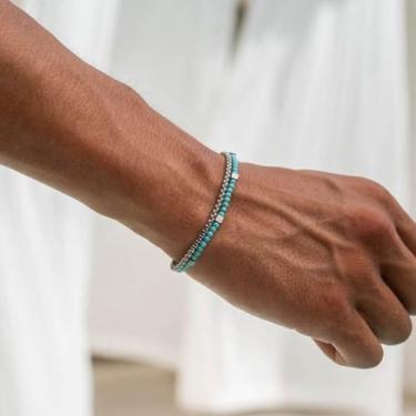 Imagem de Pulseiras de corrente masculinas de aço inoxidável premium, não mancha, corrente de corda, joias presentes para homens, acessórios, One Size, Metal, Sem Pedra Preciosa