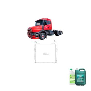 Imagem de Kit Radiador Interc Scania 114/124 Série 4 1998 + Aditivo MWM + Água Desmineralizada 5lt