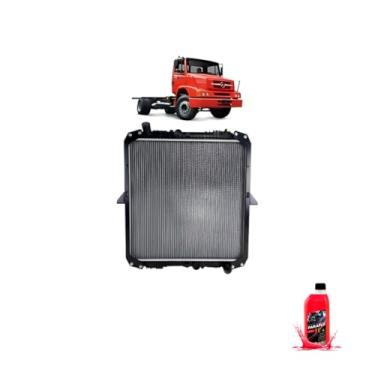 Imagem de Kit Radiador Interc MB 1620 Eletrônico + Aditivo Radiador Paraflu Rosa 1L