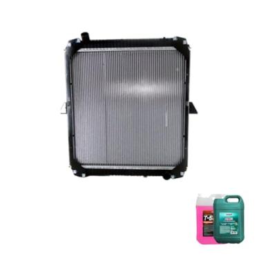 Imagem de Kit Radiador MB 1620 06/13 OM906 + Aditivo Radiadornaq Rosa 5 Litros + Água Desmineralizada 5 Litros