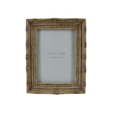 Imagem de Porta Retrato Em Resina Marrom 18X13 - Btc