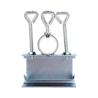 Imagem de RiToEasysports Braçadeira de Suportes de Guarda-chuva, Clipe de Fixação de Guarda-sol de Ferro Resistente para Trilhos de 3,8 Cm, Suporte de van de Caminhão de Trilhos de Varanda para Deck Pátio