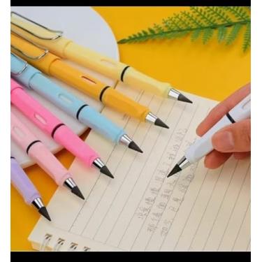 Imagem de Kit Com 12 Lápis Eterno, Equivalente a 100 Lápis Tradicional, Não Quebra a Ponta e Uma Borracha No Interior de Cada. Uma Novidade Que Vai Revolucionar Sua Experiência na Escrita