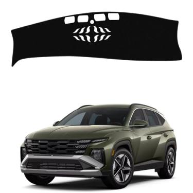 Imagem de BOLTRY Capa de painel para Hyundai Tucson 2025 antiderrapante console central protetor solar brilho raios UV acessórios