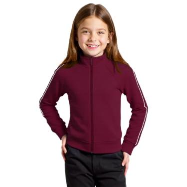 Imagem de Blusa Helanca Infantil Vinho Tamanho 02