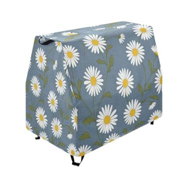 Imagem de Qilmy Denim Daisy Fabric Kids Water Table Cover, Duty Waterproof Patio Table Covers for Outdoor Toddler Splash Tables, UV Resistant & Dustproof Play Table Protector, Cover Only
