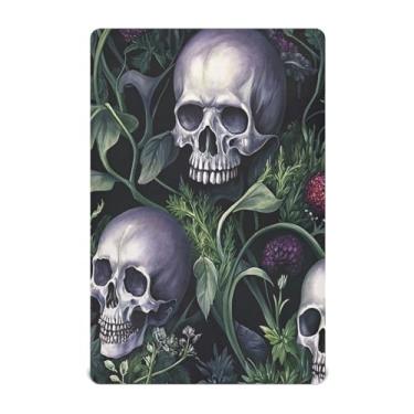 Imagem de JUZIHAI Lençol de berço de Halloween para meninos e meninas, capa de colchão de bebê macio elástico respirável para berço padrão e cama infantil, 132 x 71 cm