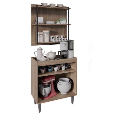 Imagem de Painel Organizador 3 Prateleiras Clara - Ssx Multicoisas Freijó