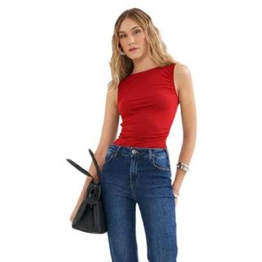 Imagem de Blusa Colcci Feminina Levemente Drapeada-Feminino