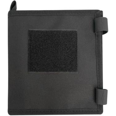 Imagem de Estojo de mapa, porta-caderno com área de mapa transparente de 15 × 18 polegadas Saco de armazenamento de documentos à prova d 'água para acampamento ao ar livre Caminhadas Ciclismo " (Preto)