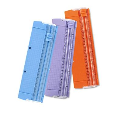 Imagem de Cortador de Papel Portátil com Comprimento Corte 8 7 Polegadas Ferramenta Scrapbooking Máquina Régua Lateral para Artesa