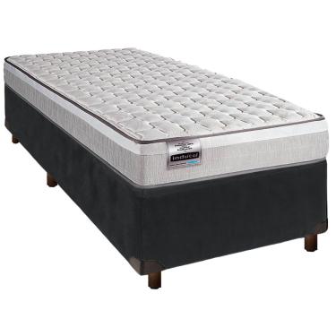 Imagem de Cama Box + Colchão Solteiro Molas Ensacadas Hanover Inducol