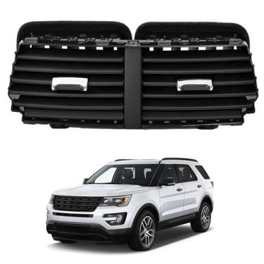 Imagem de HocvrlX Painel AC Center Dash Vent Air Louver compatível com Ford Explorer Base Limited Sport XLT 2016 2017 2018 2019 FB5Z19893AD