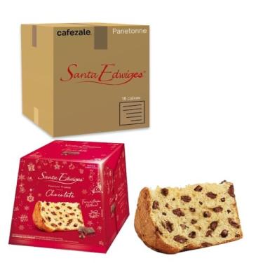 Imagem de Caixa 18 Panetones com Gotas de Chocolate 400g Santa Edwiges