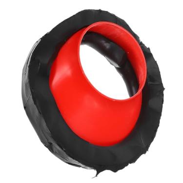 Imagem de SEWACC Vedação de anel de cera de vaso sanitário à prova de vazamento junta de flange de borracha para reparo de tigela kit de peças de reposição de vaso sanitário com vedação apertada