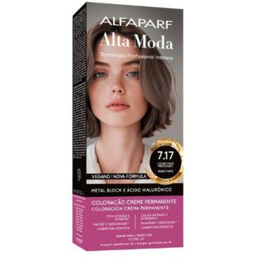 Imagem de Alta moda tintura colore 150g 7.17 louro mate profundo