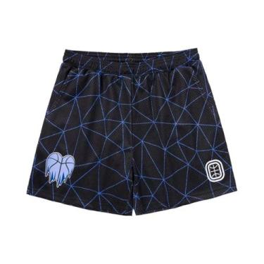 Imagem de Bermuda Esportiva Masculina Respirável Para Treino, Casual, Praia, Bas